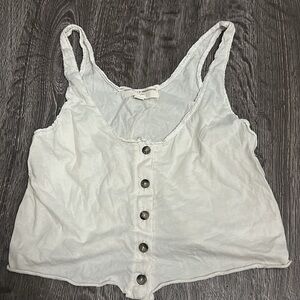 Urban outfitters White Button-Down Women's Top